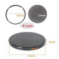 ราคา 1 2 3 4 5 6นิ้วลำโพงรถสีดำย่างตาข่ายแตรทรงกลมฝาครอบป้องกันวงกลม Enclosure Net DIY อุปกรณ์ตกแต่ง (9394287982)
