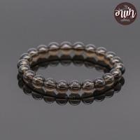 ราคา อาเป่า หินสโมคกี้ควอทซ์ Smoky Quartz ขนาด 8 มิล คัดหิน มีพลังบำบัดจิตใจสูง กำไลหินสี กำไลหินนำโชค หินมงคล หินสีน้ำตาล (17143968637)