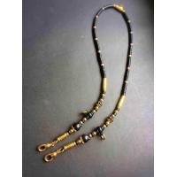 ราคา สร้อยคอคล้องพระ คล้องตะกรุด งานกะลาทองเลเซอร์แต่งไม้งิ้วดำ (480550153)