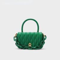 ราคา CHARLES and KEITH CK2 50781886 กระเป๋าถือสตรีทรงสี่เหลี่ยมขนาดเล็กไหล่นูน (17040460048)