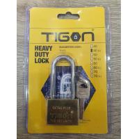 ราคา TIGON กุญแจระบบลูกปืน 30mm 40mm 50mm 60mm คอสั้น คอยาว ชุบทอง พร้อมดอกกุญแจ 4 ดอก คุณภาพดี (16131342198)