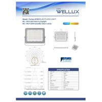 ราคา WELLUX โคมฟลัดไลท์ โคมสปอร์ตไลท์ 30W 50W 100W 150W 200W LED FLOODLIGHT รุ่น FLORIDA SERIES (16621400570)