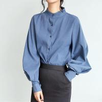 ราคา RULINWOODS 3สี เสื้อเชิ้ตคอจีนของผู้หญิง เสื้อเชิ้ตแฟชั่น เสื้อเชิ้ตแขนยาว (20410939574)