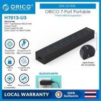 ราคา ORICO USB3 0 HUB 7 Port USB 3 0 HUB With 5V2A Power Adapter High Speed OTG Splitter for Computer Laptop H7013 (10891254700)