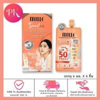 ราคา Mille กันแดดสูตรน้ำผสมคอลลาเจน Snail Collagen Watery Sunscreen SPF50 PA 6 g (19876622720)