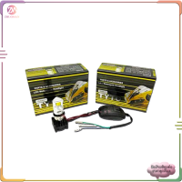 ราคา หลอดไฟหน้า led มอเตอร์ไซค์ ไฟหน้ามอเตอร์ไซค์ หลอดไฟหน้า LED M 02D รุ่น 3 ชิพ มีพัดลมในตัว โคมไม่ละลาย ไฟสว่าง (18462351936)