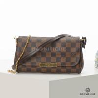 ราคา LOUIS VUITTON FAVORITE PM BROWN DAMIER EBENE CANVAS GHW (18690173369)