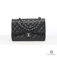 ราคา CHANEL CLASSIC JUMBO BLACK CAVIAR SHW (20394387127)