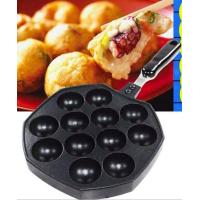 ราคา กระทะทำทาโกะยากิ แบบ 12 ลูก ขนาดลูกละ 4 ซม ใช้กับเตาแก็ส (16953325888)