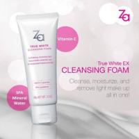 ราคา Za True White Plus Cleansing Foam ซีเอ โฟมล้างหน้า100ml (20380728760)