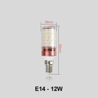 ราคา TOMAX 8W 12W 16W 20W หลอดไฟ LED E14 E27ข้าวโพดหลอดไฟ220V LED โคมระย้า40 60 84หลอดไฟ LED (18141632389)