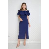 ราคา ชุดราตรีคนอ้วน เดรสเปิดไหล่ เดรสเว้าไหล่ ชุดออกงาน ชุดสาวอวบอ้วน ชุดสาวอวบไปงาน ชุดแซกสาวอวบอก44 46 48 42 ชุดไปงานแต่งสวย (18471593247)