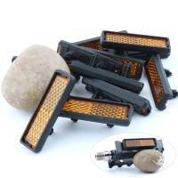 ราคา TONGBAO01 แผ่นสะท้อนแสงติดแป้นจักรยาน4ชิ้นทนทานสะท้อนแสงปั่นจักรยานตอนกลางคืนเพื่อความปลอดภัย (15736348392)