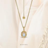 ราคา Mizuchol สร้อยเงินแท้ประดับหิน Moonstone GENTLE MOON (8254461562)