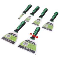 ราคา Stainless iron putty knife solid wood cleaning spatula putty knife putty decoration wall scraper paint tools (20321042313)