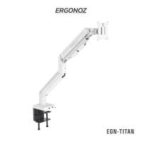 ราคา ERGONOZ Titan Heavy duty Monitor arm แขนจับจอ ขาตั้งจอคอม ขาตั้งจอคอมพิวเตอร์ รุ่น EGN TITAN ใช้กับจอ 49นิ้วได้ (20794995362)