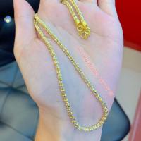 ราคา สร้อยคอทอง1บาท YHGOLD งาน2สี ทองคำแท้96 5 ขายได้จำนำได้ (18148553510)