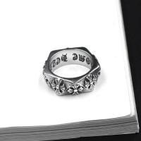 ราคา Jewelry Titanium Steel Retro Rings Chrome Cool Hearts Ring A in US Size 6 12 (4634860680)