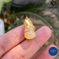 ราคา จี้หยก น้ำเต้าดูดทรัพย์ หัวใจเศรษฐี หยกพม่า หยกแท้ 100 Jadeite Type A ปะหล่น ควอทซ์สีธรรมชาติ งานมือ (17532720953)