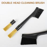 ราคา เครื่องบดเครื่องชงกาแฟสองหัวถอดได้เครื่องมือทำความสะอาดเครื่องชงเอสเพรสโซ่ทำความสะอาดสิ่งสกปรกแปรงได้หัวคู่ (20323461604)