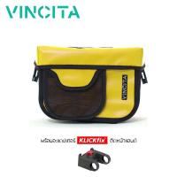 ราคา Vincita กระเป๋าติดหน้าแฮนด์กันน้ำ มีสายสะพาย คลิปปลดเร็ว Klickfix พร้อม Adapter ติดหน้าแฮนด์ วินสิตา B010WPA RK WATERPROOF HANDLEBAR BAG (3884346496)
