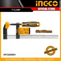 ราคา INGCO ปากกาจับชิ้นงาน แคลมป์จับชิ้นงานตัว F F Clamp 50 x 250 มม รหัส 150 HFC020501 200 HFC020502 250 HFC020503 THT1320501 F Clamp (17593425775)
