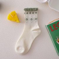 ราคา BBtoHOME ถุงเท้าข้อกลาง ลายการ์ตูน สีเขียวGR ผ้านุ่มสบาย (17947084403)