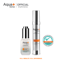 ราคา ส่งฟรี AquaPlus HYA 8D PLUS Revitalizing Skindrops 20 ml Bright Up Daily Moisturizer 30 ml เซรั่มไฮยา และมอยส์เจอร์ไรเซอร์ (16576935973)