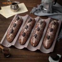 ราคา Chefmade พิมพ์ baguette baking pan พิมพ์บาเกต ถาดอบบาเกต ถาดอบนมปังฝรั่งเศส (20464652590)