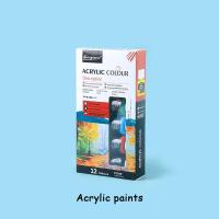 ราคา Rex TT สีอะคริลิค กันน้ำ Watercolor acrylic gouache glass textile advertising pigment set box 25 มล painted graffiti paint 6 สี จำนวน 1 กล่อง (19559517757)