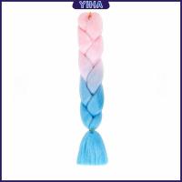 ราคา Yiha ผมเปีย ไหมถักผม แฮร์พีชผมเปีย ยาว 24 60cm แฮร์พีช ไหมถักผม สีทูโทน ไหมถัก ผมเปีย wig braids (18506178474)