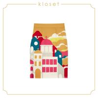 ราคา Kloset Greece Print Skirt SS20 S003 กระโปรงแฟชั่น กระโปรงสั้น กระโปรงพิมพ์ลาย เสื้อผ้าแฟชั่น (9379688439)
