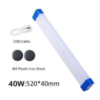 ราคา หลอดไฟLEDไร้สาย หลอดไฟฉุกเฉิน ไฟLEDพกพา3โหมด40w 20wหลอดไฟติดกำแพง หลอดไฟแขวน USB LED Tubeใช้งานสะดวก (20636501323)