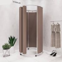 ราคา ห้อง FITTING ROOM ห้องแต่งตัว ห้องลองชุด โครงแบบกลม มีล้อ โครงดำ ไซต์ มาตรฐาน สีดำ ห้องแต่งตัว ห้องลองชุด ห้องเปลี่ยนเสื้อ (17041251558)