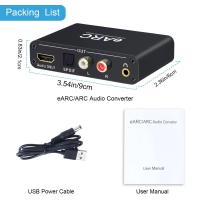 ราคา 192KHz เครื่องแยก ARC Audio Earc HDMI ARC Audio เป็น HDMI SPDIF ออปติคอล L R 3 5มม สเตอริโอดิจิตอลเป็นอนาล็อก (20611040634)
