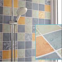 ราคา วอลล์เปเปอร์ห้องน้ำ กาวตนเอง ไวนิลกันน้ำและความชื้นหลักฐาน กระเบื้องตกแต่งผนัง หนาห้องน้ำสติ๊กเกอร์ (15817781254)