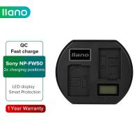 ราคา LLANO แบตเตอรี่กล้อง Sony NP FW50 Camera Battery for 1080mAh A6000 A6500 A5100 A7rM2 A7sM2 RX10 ILCE A7R2 แบตเตอรี่กล้องดิจิตอล Sony SLR Digital Camera Battery (16351080091)