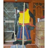 ราคา หนังตะลุง ชื่อ ลูกหมี ตัวละครสูง25cm หนังควายแท้ (18854003630)