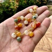 ราคา สร้อยข้อมือหยก 5 สี ตัวเรือนทองเหลืองแท้ ชุบทอง 24 เค งานมือ สวยละเอียด หยกเนื้อดี (20451424684)