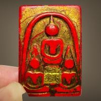 ราคา พระสมเด็จพิมพ์พี่น้อง เนื้อหยกแดงลงรักปิดทองแท้ขรัวโต (17264632960)
