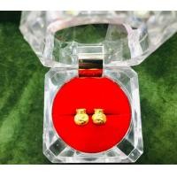 ราคา ต่างหูทองแท้ นน 1 กรัม 96 5 ลายถุงทอง แป้นพลาสติก ขายได้ จำนำได้ มีใบรับประกัน ต่างหูทอง ต่างหูทองคำแท้ (7900830905)