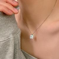 ราคา พร้อมส่ง สร้อย สร้อยคอ แฟชั่น เครื่องประดับอัญมณีผู้หญิงประดับคริสตัลสีชมพู N MIX (20392407582)