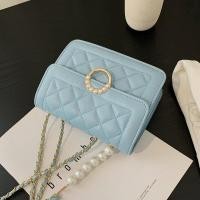 ราคา Miss LAVA Mallกระเป๋าใบเล็กหญิงฤดูร้อนปี 2021 เทรนด์ใหม่สไตล์ฮอตแฟชั่นกระเป๋าสะพายข้างสีขาวป่า ins กระเป๋าโซ่ (11111109367)