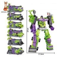 ราคา หุ่นยนต์แปลงร่าง Set 6ชิ้น สีเขียว ทรานฟรอมเมอร์ Die cast ประกอบตัวใหญ่สูง 27 cm หุ่นยนต์ของเล่น พร้อมส่ง (20196970910)