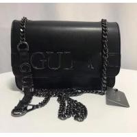 ราคา guess สายโซ่แฟชั่นสีล้วนตัวอักษรขนาดใหญ่แบบยุโรปและอเมริกาแบบสบายๆกระเป๋าสะพายข้างแบบเรียบง่ายน้ำหนักเบา (19791070112)