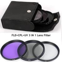 ราคา AutumBin 3pcs UV CPL FLD Lens Filter For 49mm 77mm DSLR SLR Lens for Cannon Nikon Sony Pentax Camera Lens (1268710775)