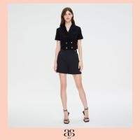 ราคา asv aw23 Benita High Waisted Shorts กางเกงผู้หญิง ขาสั้น เอวสูง แต่งกระดุมทอง (20629941631)