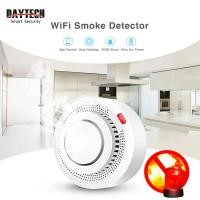 ราคา DAYTECH Tuya APP เซ็นเซอร์ตรวจจับควัน Wireless Smoke Detector เครื่องตรวจจับควันไร้สาย รุ่น SM11 WIFI เซ็นเซอร์สัญญาณเตือนไฟไหม้ระบบรักษาความปลอดภัย (2496706575)