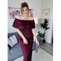 ราคา เดรสออกงาน ปาดไหล่ระบาย (19099647305)