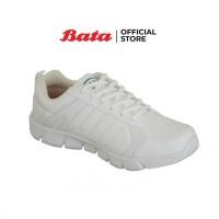 ราคา Bata B First SPORTS WHITE PVC รองเท้านักเรียน รองเท้าพละ แบบเชือก สีขาว รหัส 4211112 School (579588863)